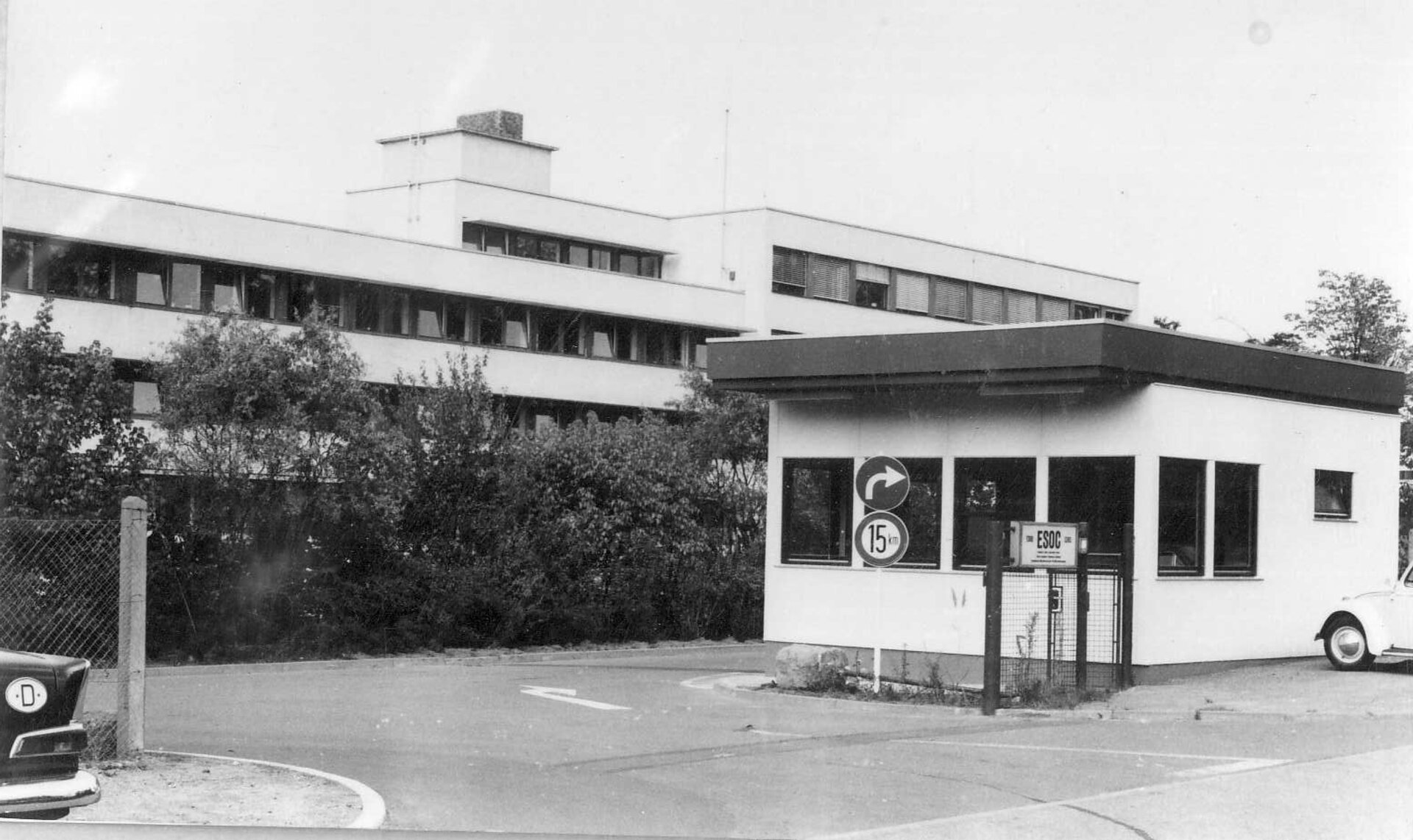 ESOC gatehouse, 1967