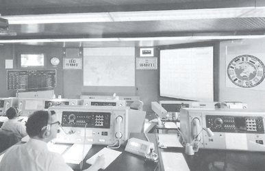 ESOC Main Control Room in the 1960s