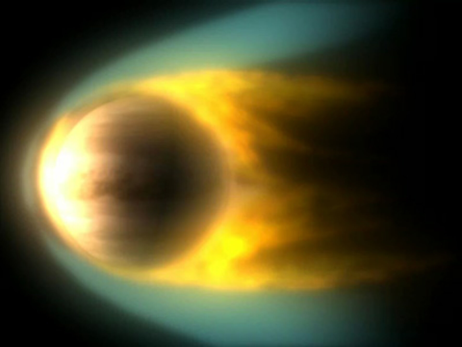 Interacción entre Venus y el viento solar