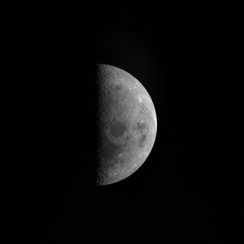 Rosetta image of the Moon