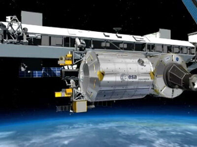 Zo zal Columbus aan het ISS worden vastgemaakt