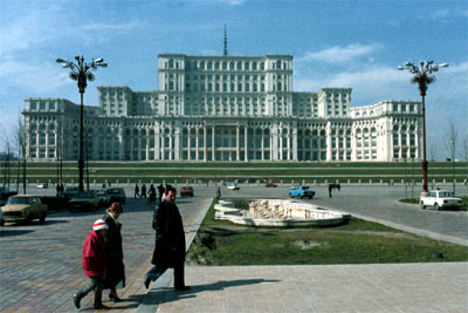 The House of the People in Bucharest, Romania