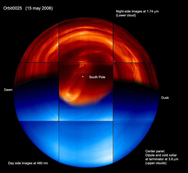 Venus’ southern hemisphere