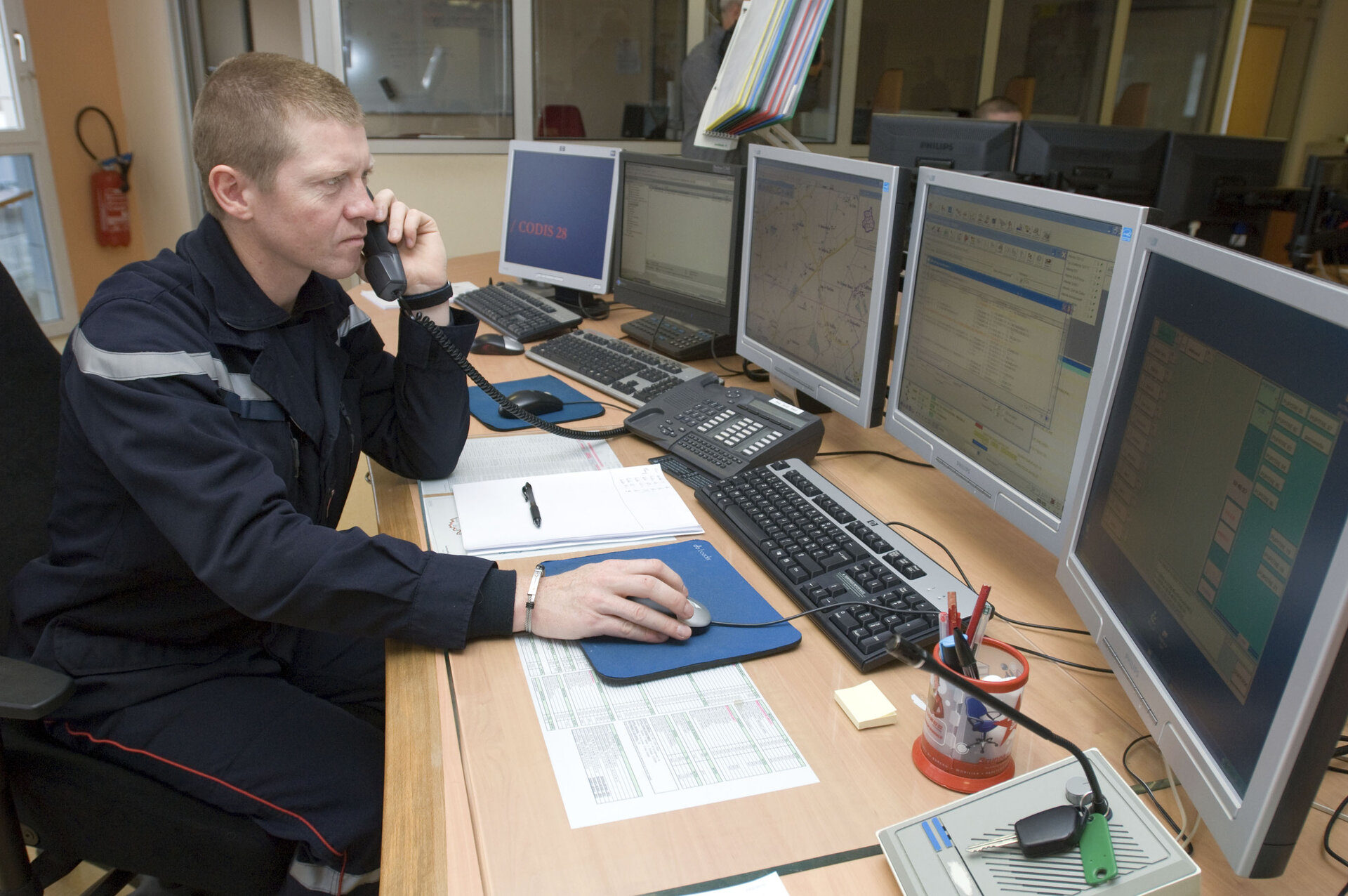 Civil protection trials at Chartres