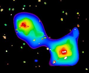 ESA - Galaxy clusters Abell 222 and Abell 223