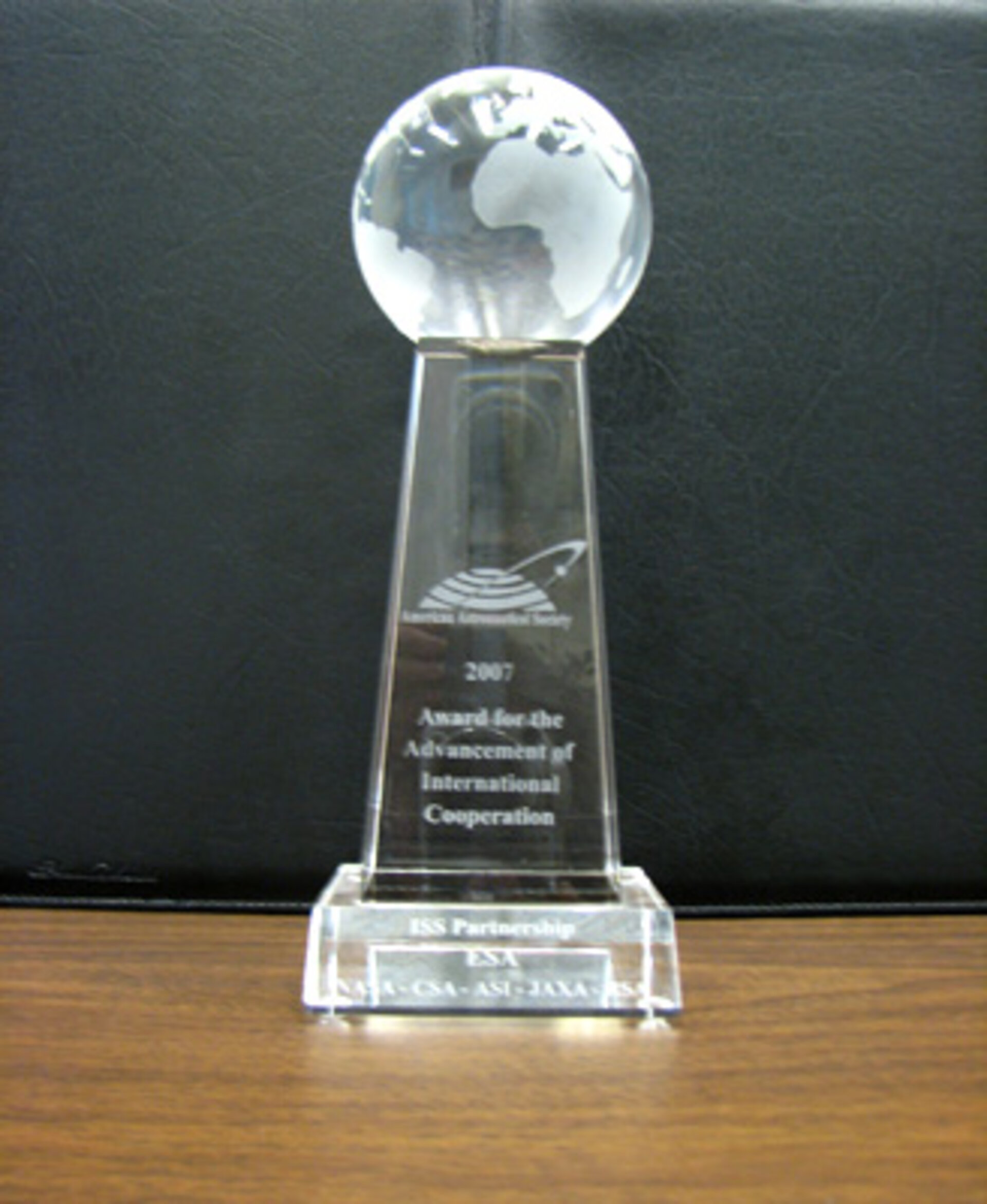 The AAS Advancement of International Cooperation Award