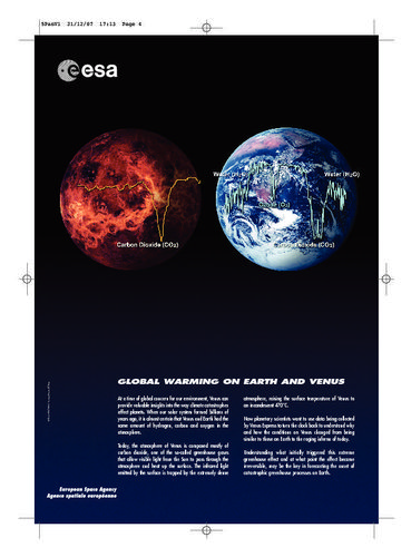 Poster - Global warming on Earth and Venus