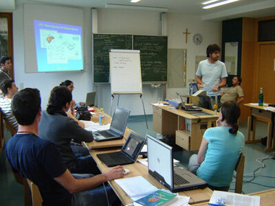A discussion group at the 2007 Summer School