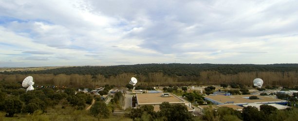 Aerial view of ESAC