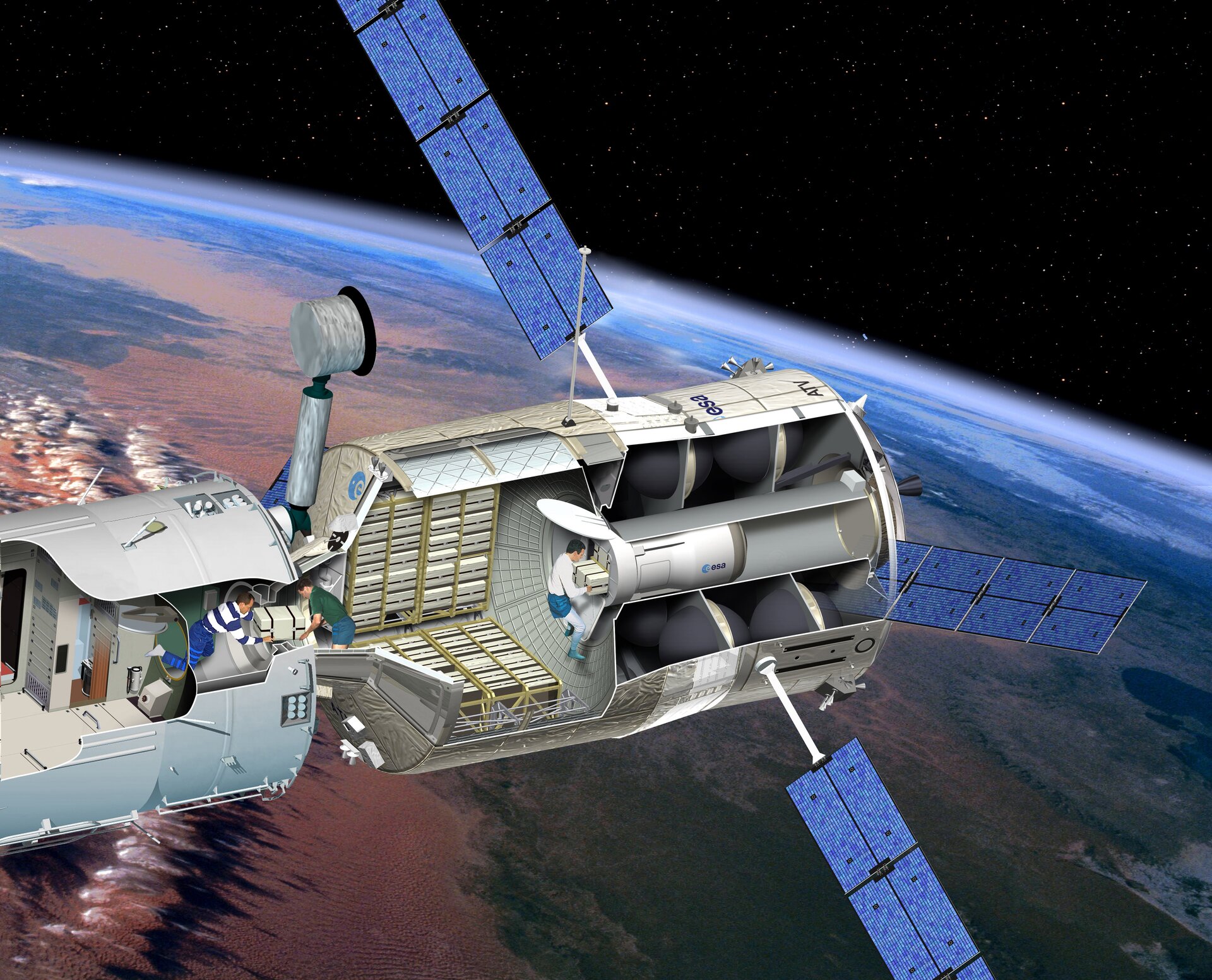 Artist's impression of the Small Payload Return scenario