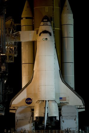Atlantis ready on the launch pad