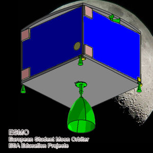 ESMO orbiting the Moon © Uni. Southampton