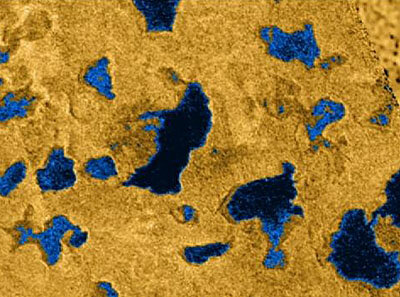 Innsjøer på Titan