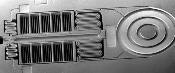 Insidan av en 8mm lång mikroraketmotor