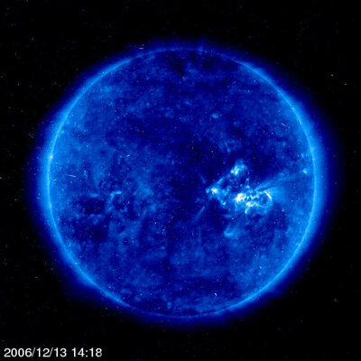 Solar storm December 2006