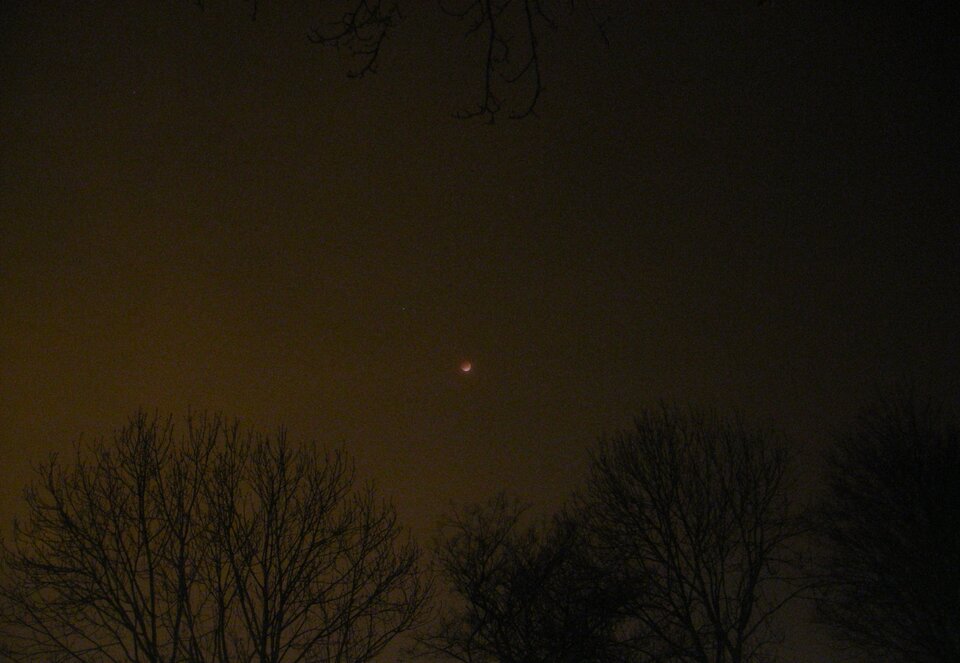 The eclipse seen from Wassenaar, the Netherlands