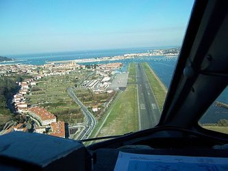 View from cockpit