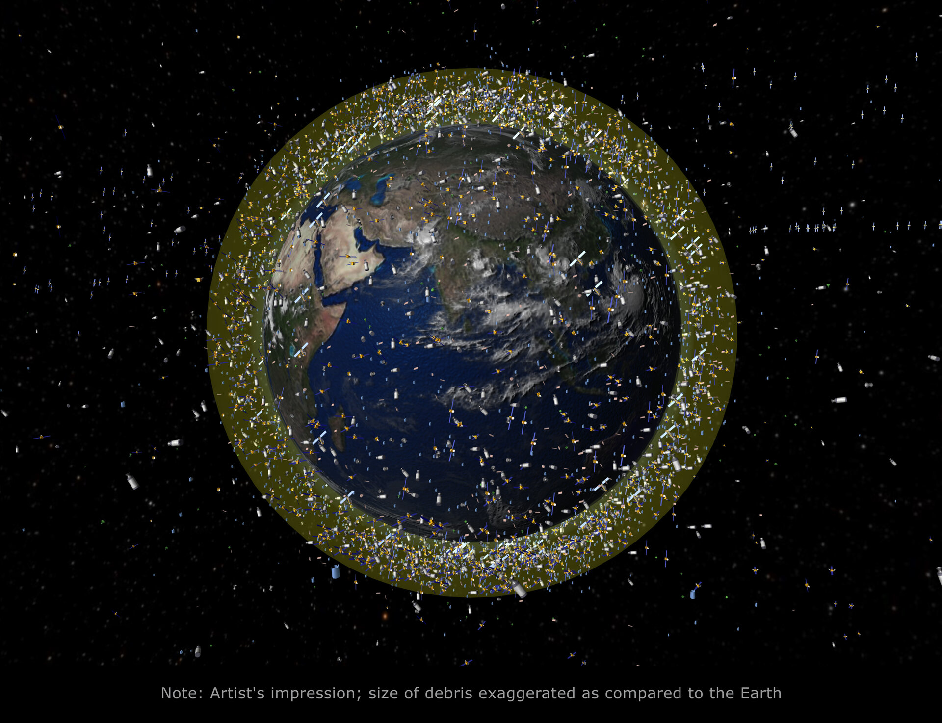 70% of all catalogued objects are in low-Earth orbit (LEO)