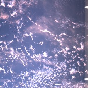 EVC image showing an area close to the Aleutian Islands in the north Pacific