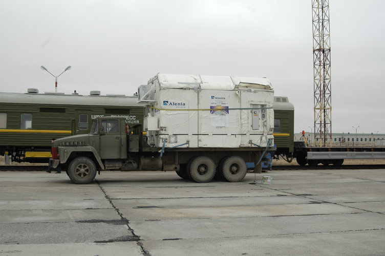 GIOVE-B arrives at Baikonur