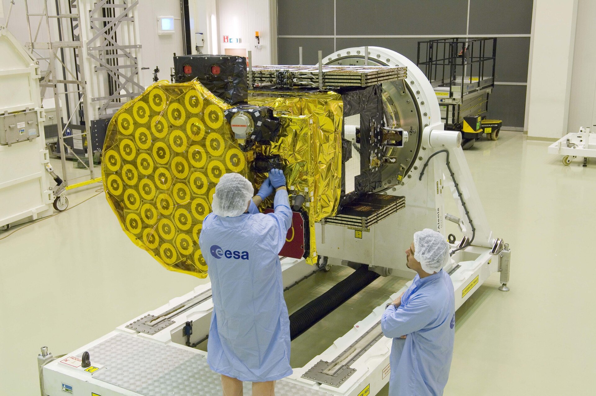 GIOVE-B in the ESTEC Test Centre