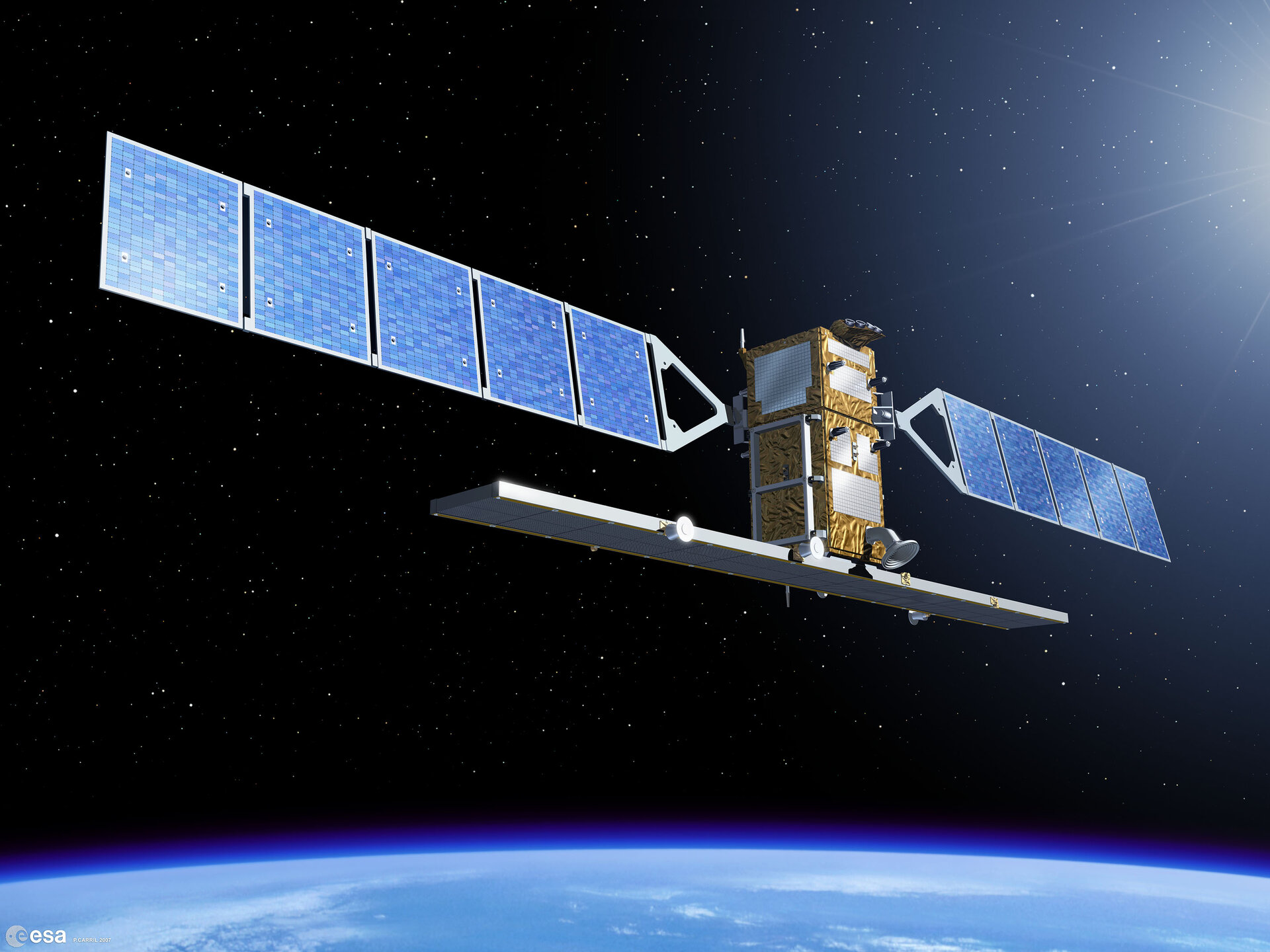 Le premier satellite GMES sera le satellite radar Sentinel-1 lancé en 2011.