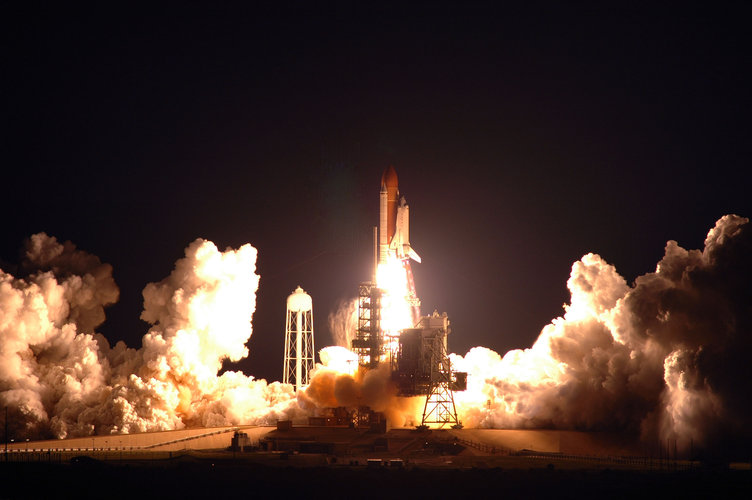 Liftoff of Endeavour on Space Shuttle mission STS-123