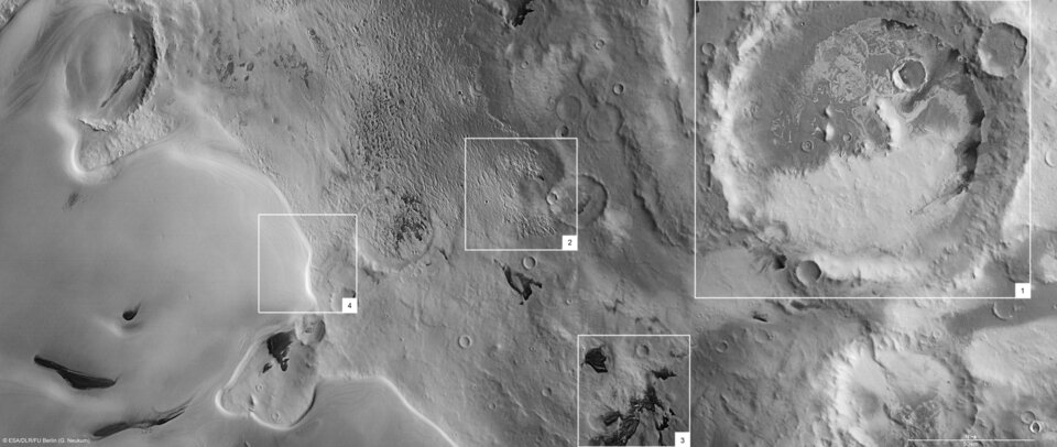 Promethei Planum, annotated image