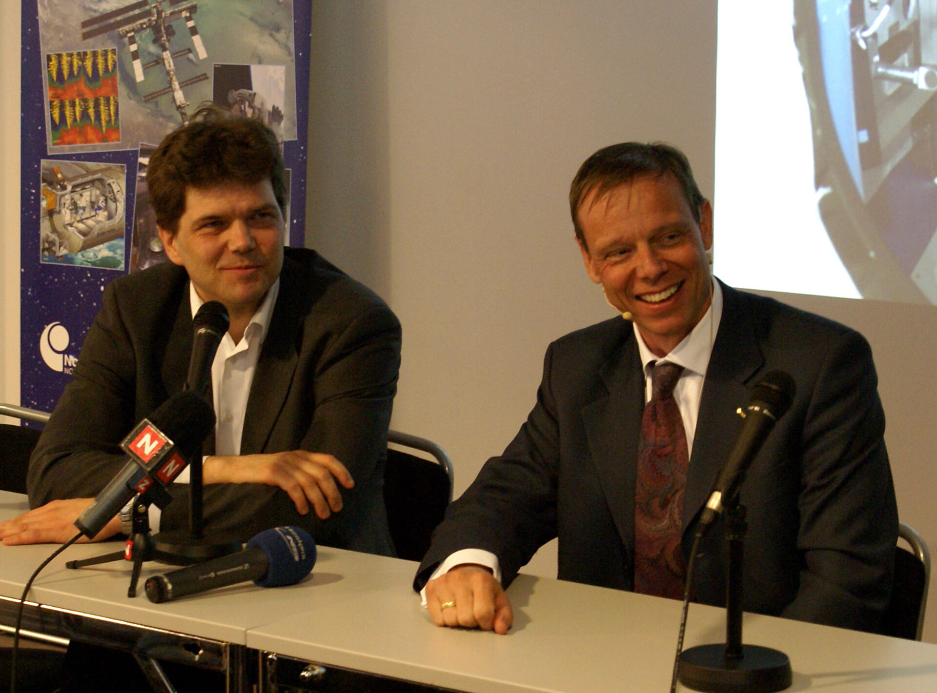 Fra venstre: Gaute Einevoll og Christer Fuglesang