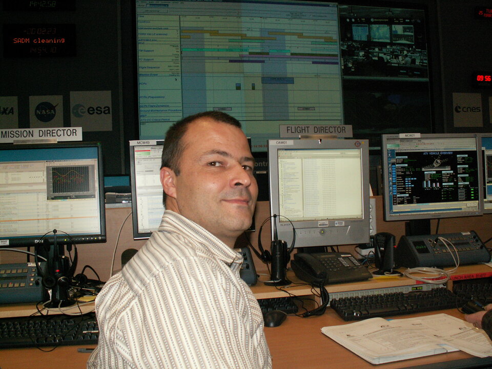 Marcial Vanhove, Directeur de vol du CNES à l'ATV-CC