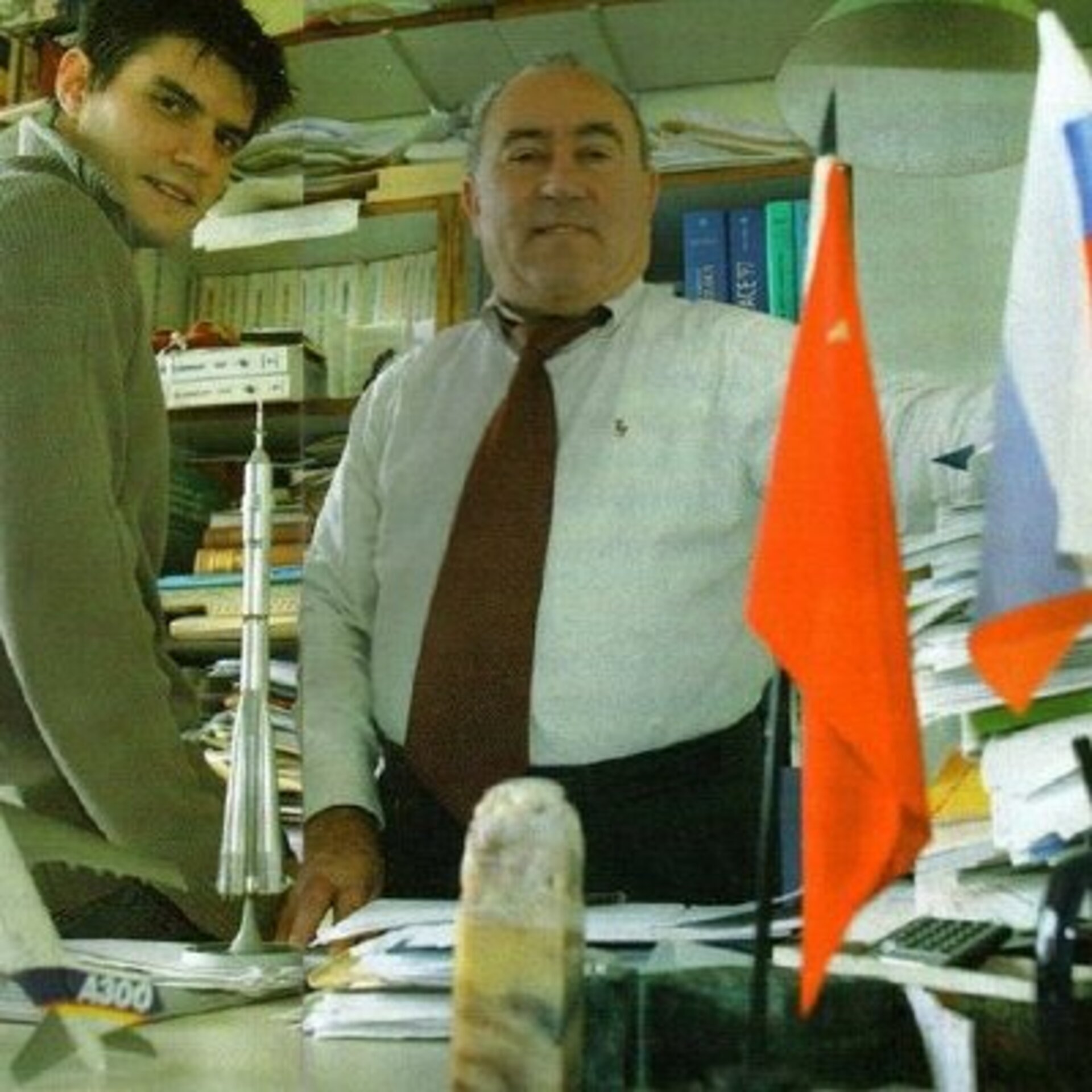André Aubert (rechts) en zijn assistent Bart Verheyden