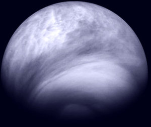 Southern hemisphere of Venus in the ultraviolet