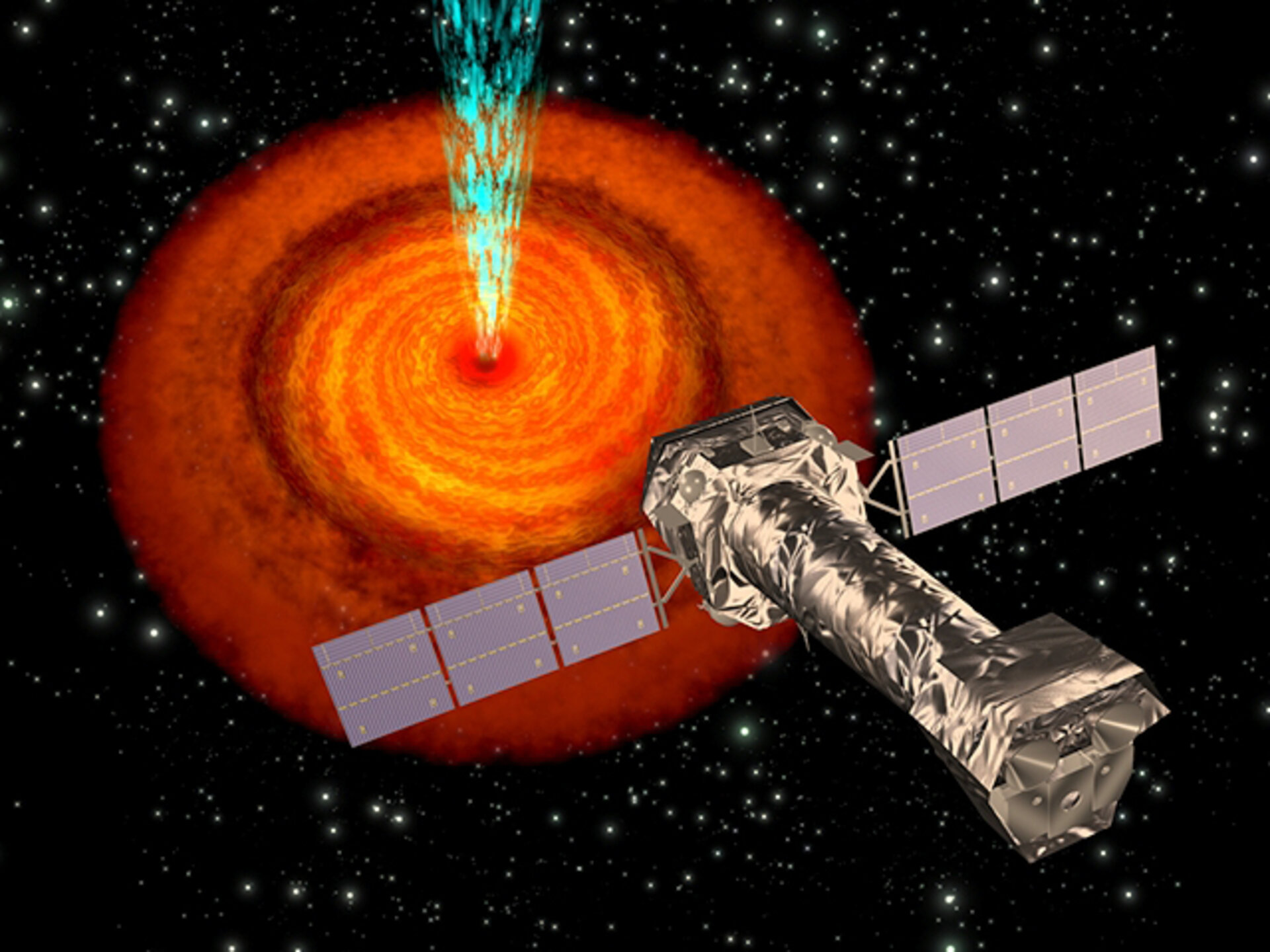 An artist's impression of XMM-Newton