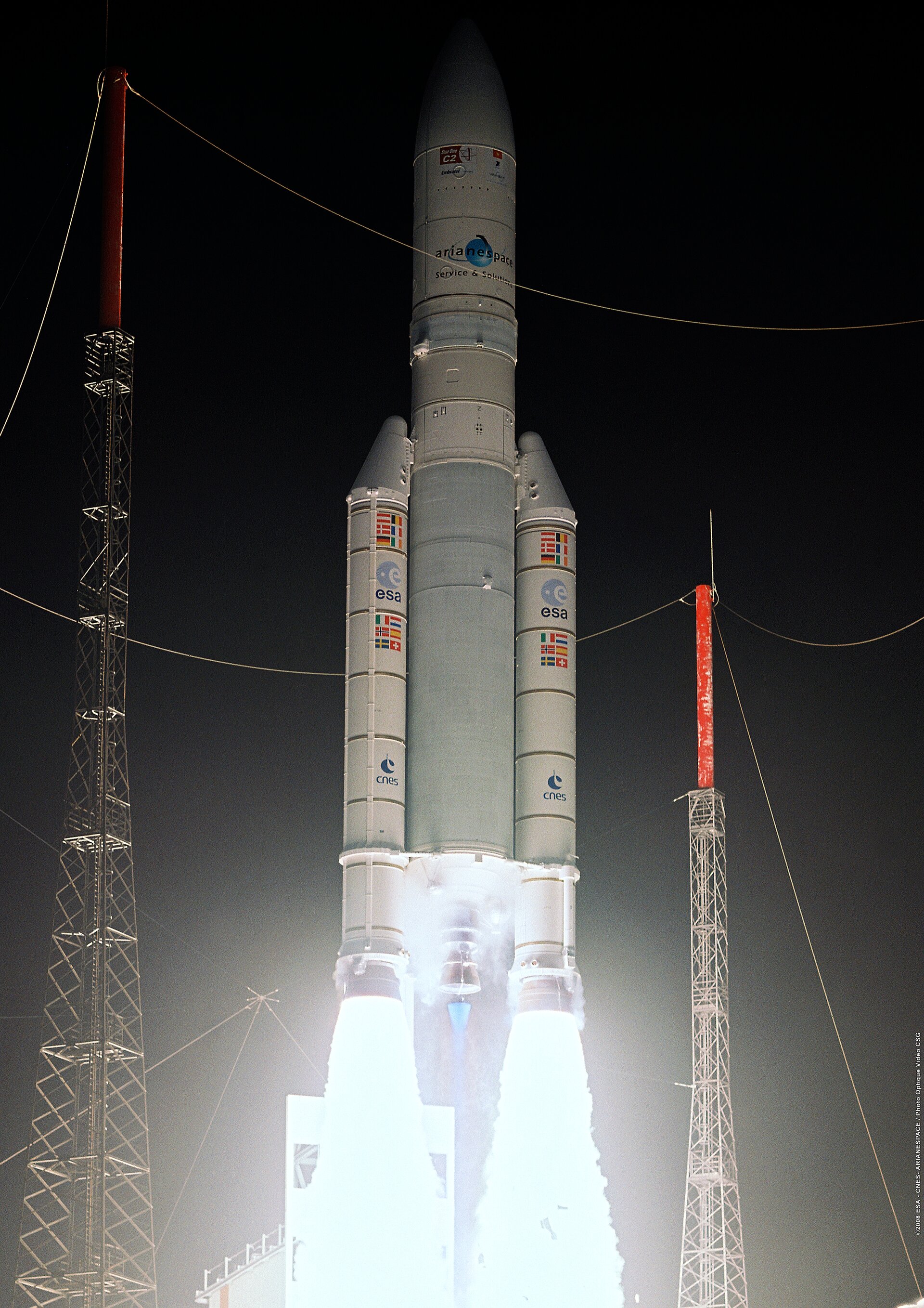 Ariane 5 ECA V182 lift off