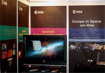 ESA stand at ECSITE Annual Conference 2008