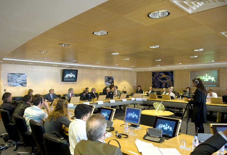 Heads of International Space Station Agencies meeting at ESA Headquarters, Paris