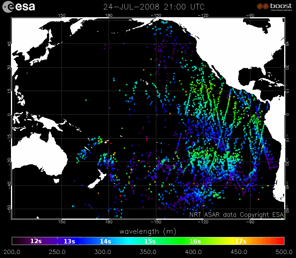 Near-real time swell system (Pacific Ocean)