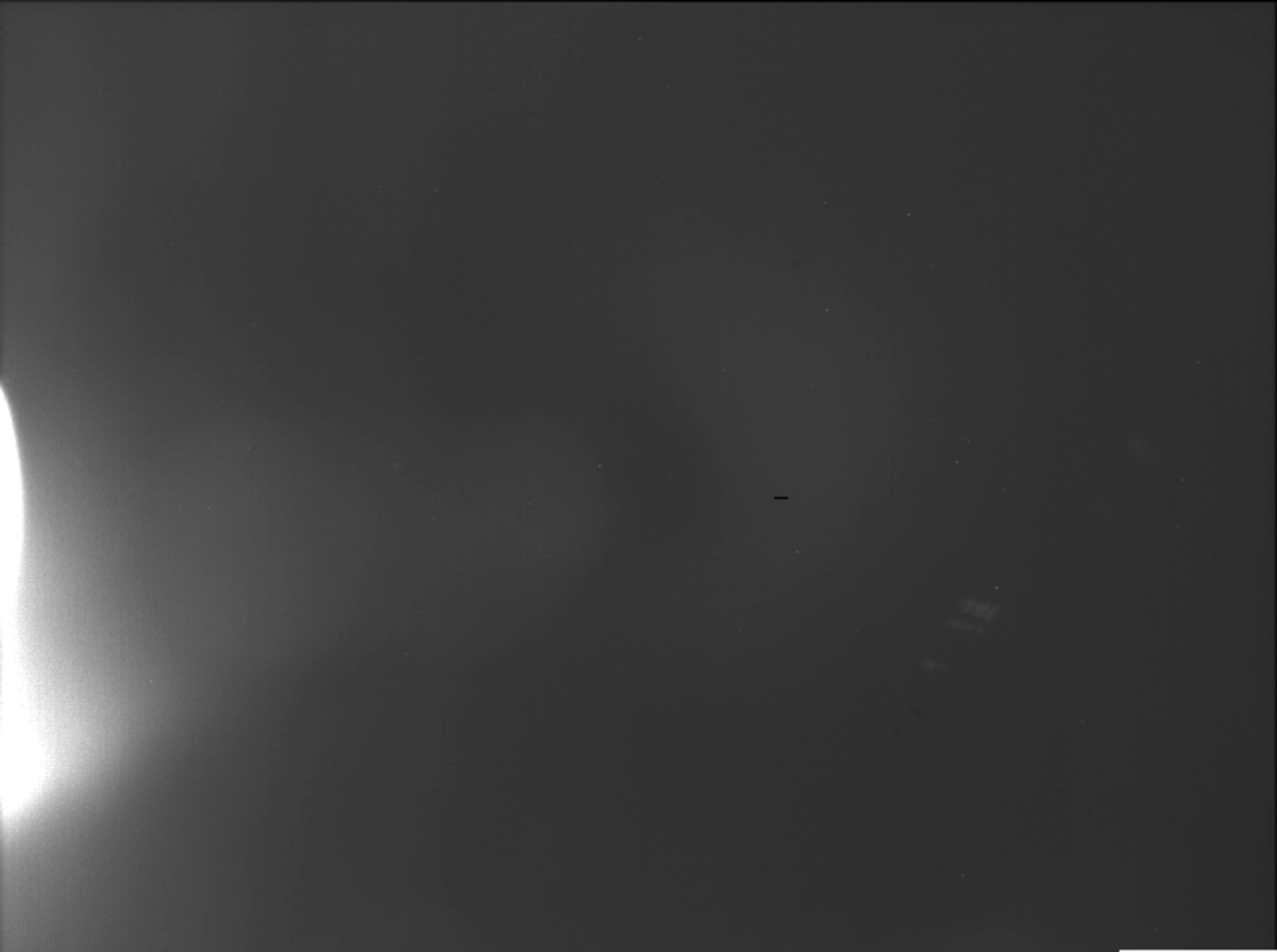 VMC - First light from Mars (38° error!) 28 Jan 2007