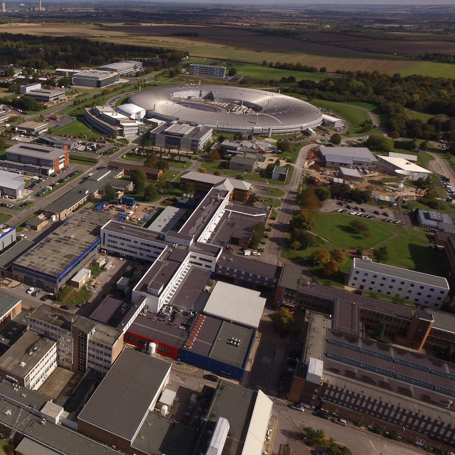 Aerial view of Harwell Campus