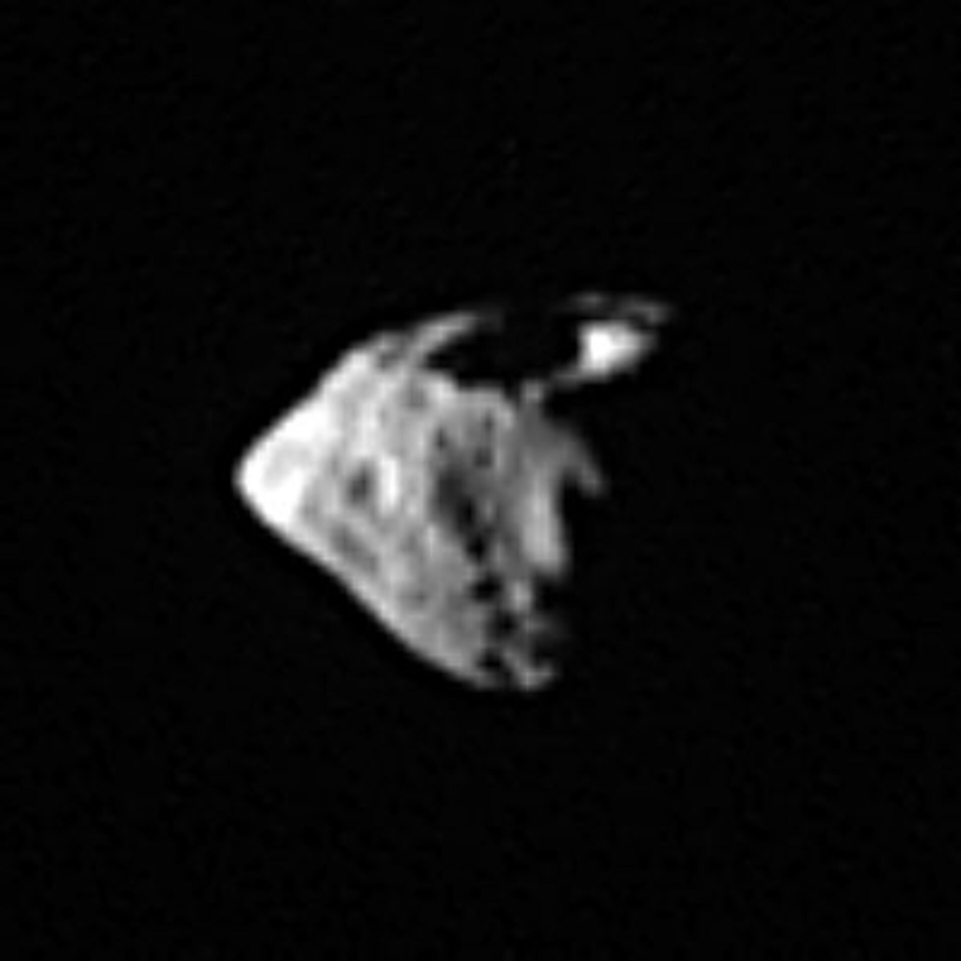 Asteroid Steins, aufgenommen mit der OSIRIS-Kamera