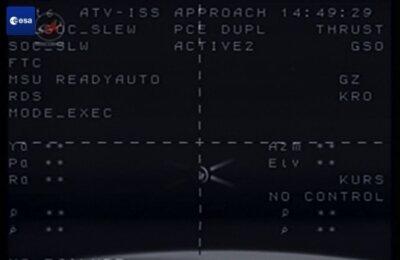 ATV plays a key role in ISS logistics and operations.<br>Credits:NASA.