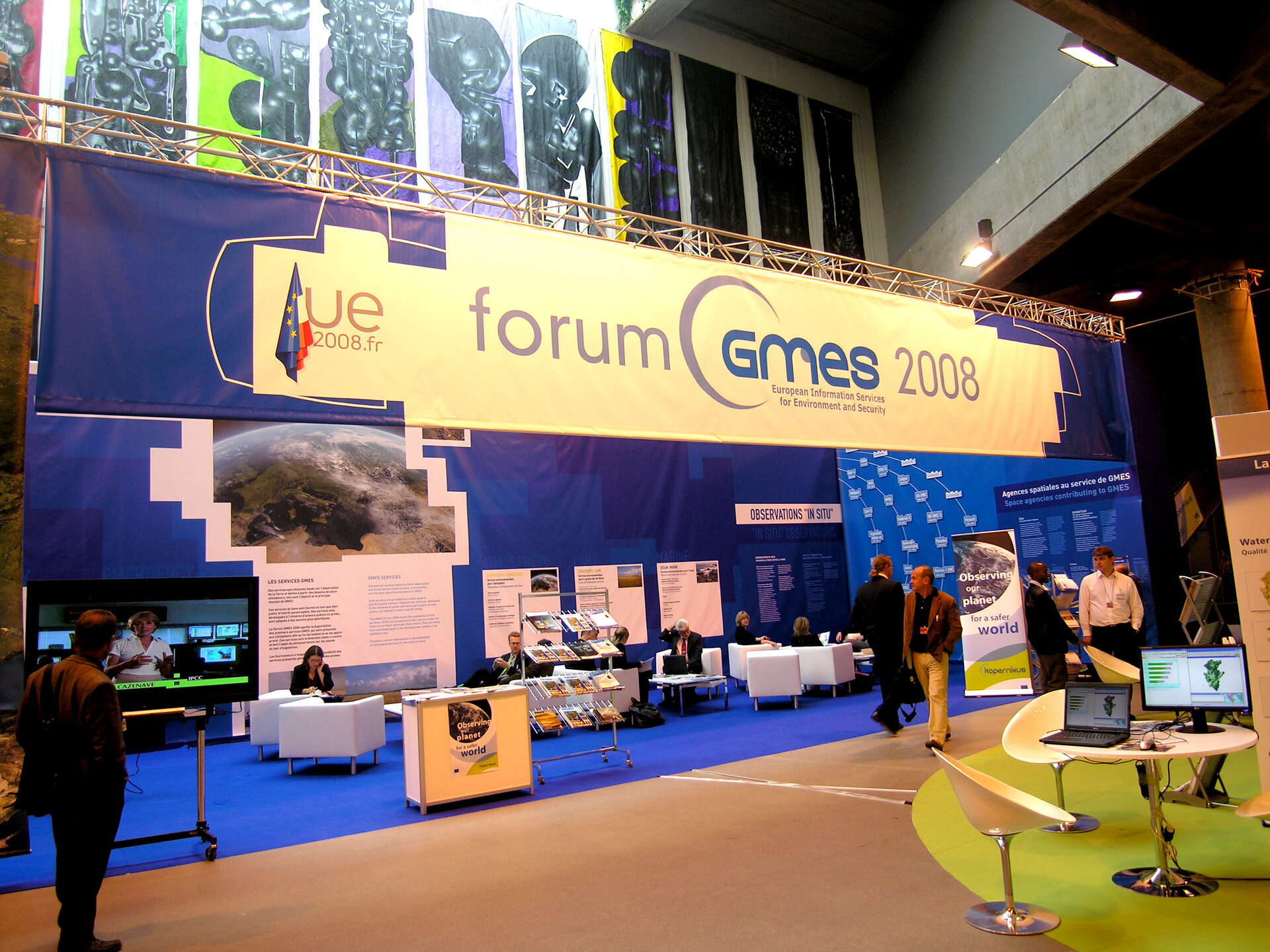 European GMES exhibition stand