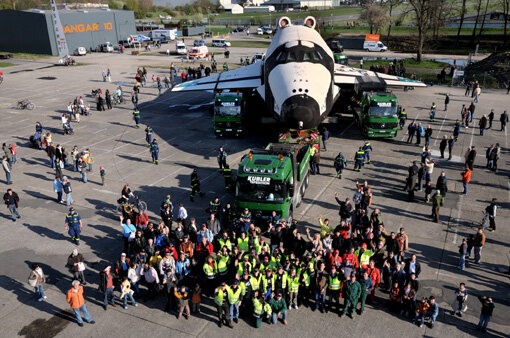 Glückliche "Landung" von Buran in Speyer