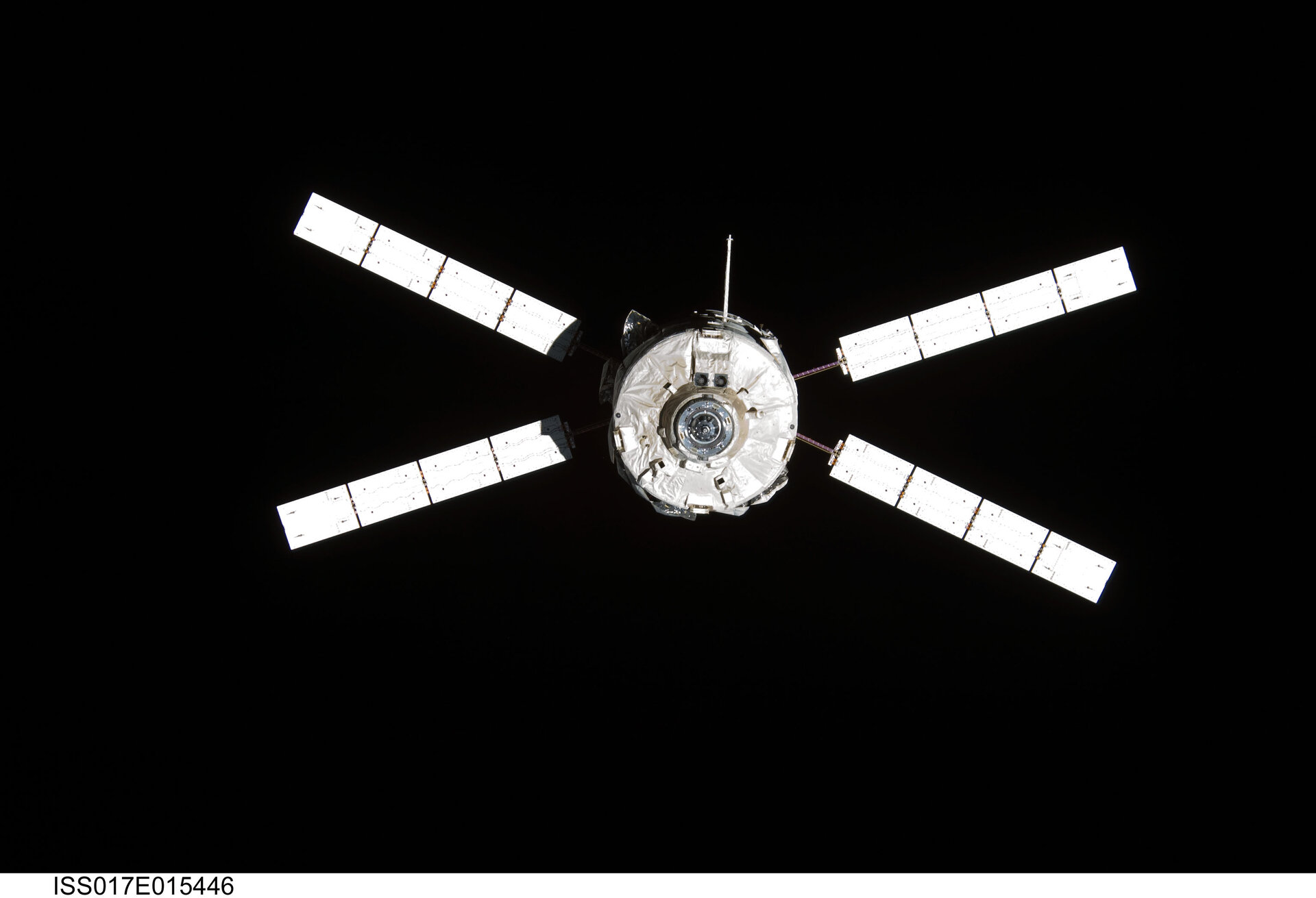 Jules Verne ATV following undocking from the International Space Station