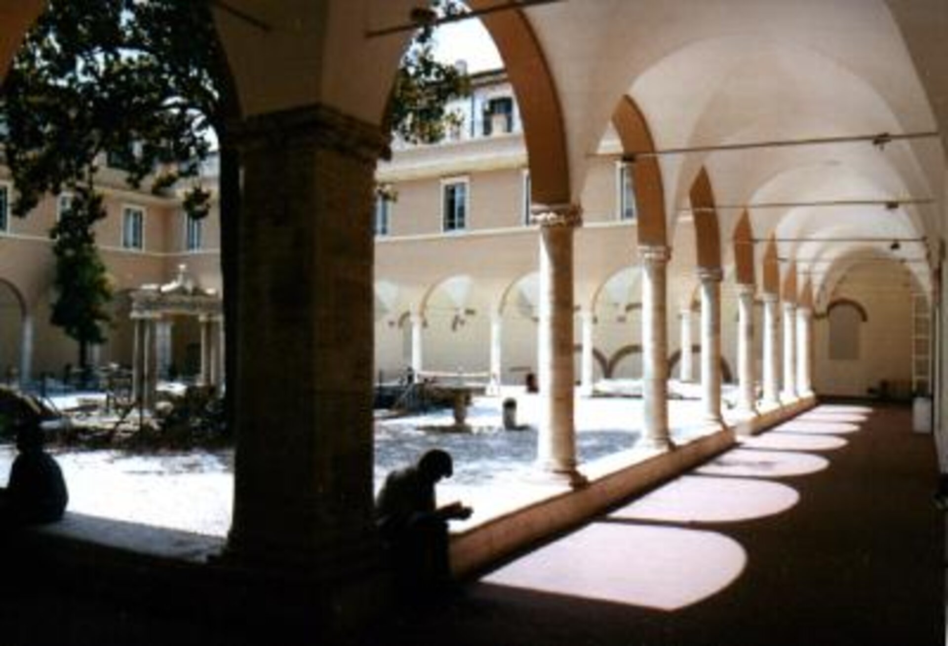 Cloister and Aula Magna - University of Rome 'La Sapienza'