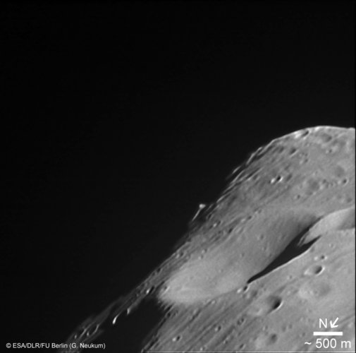 Close-up on Phobos