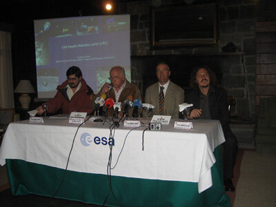 Gianfranco Visentin, Director del proyecto, durante la sesión informativa a los medios.