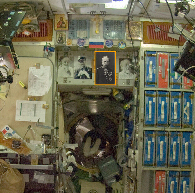 Le portrait de Coquilhat devrait trouver une place à bord de l’ISS.