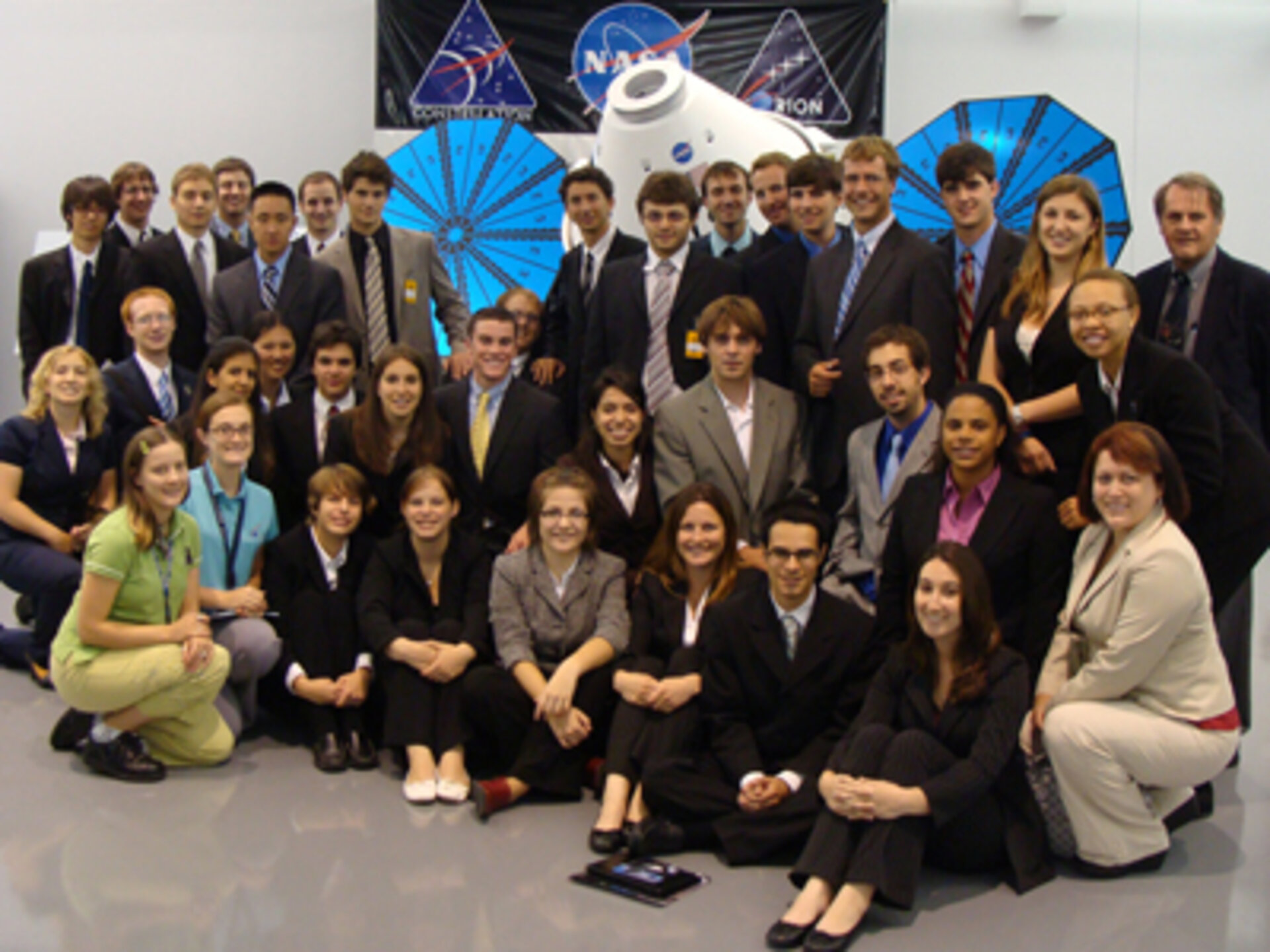 NASA Academy students