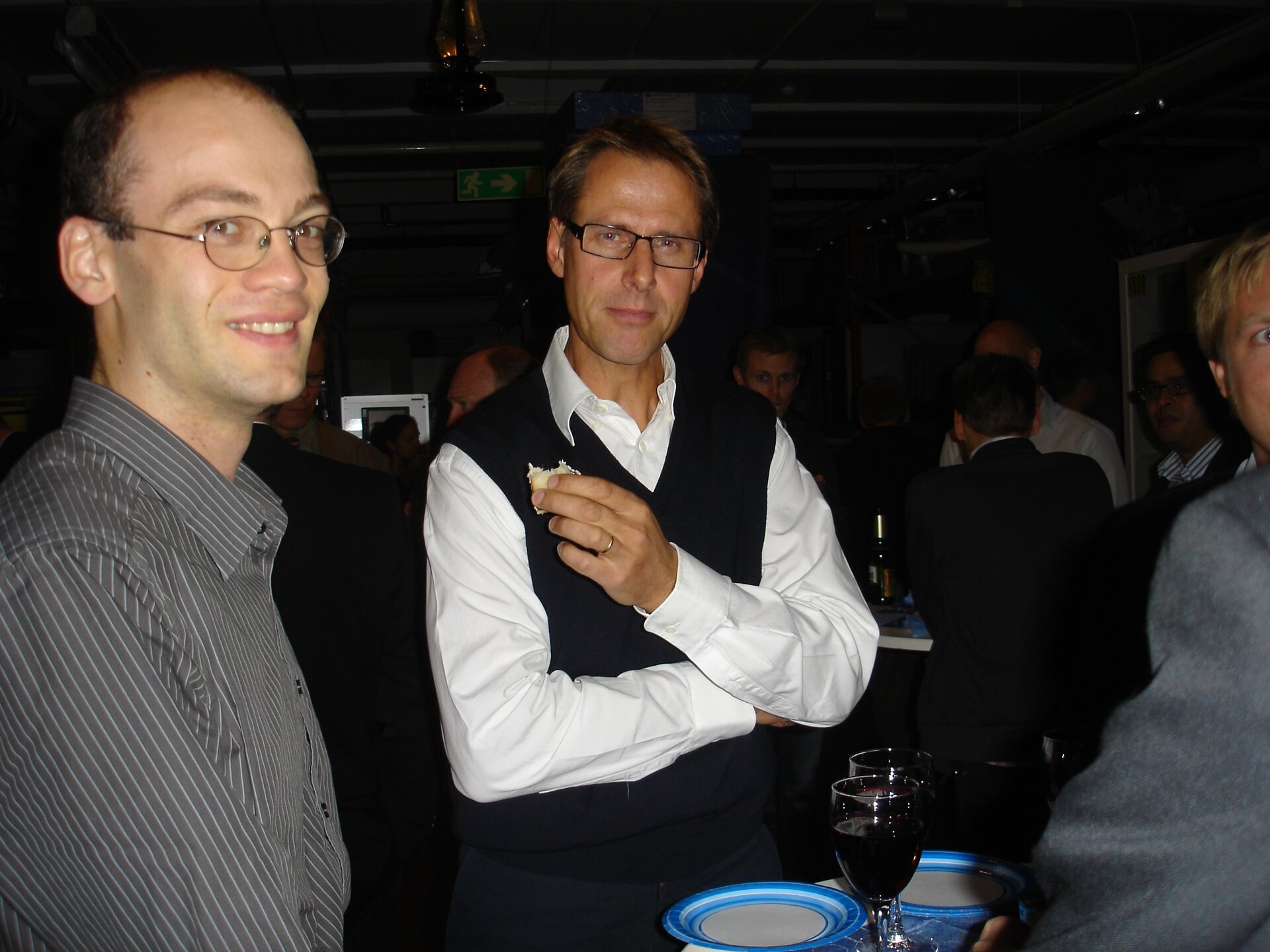 Prismas projektledare Staffan Persson (till höger) kan inte annat än vara nöjd så här långt.